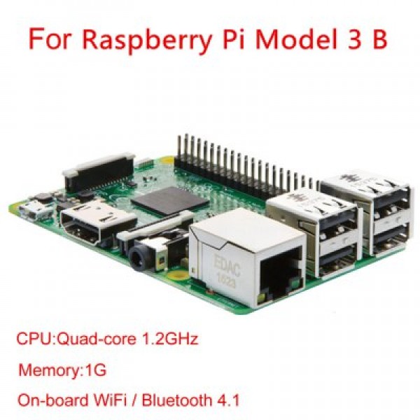 Raspberry Pi Model 3 B Expansion Board On-board WiFi / Bluetooth