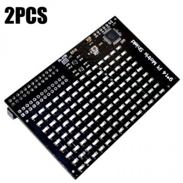 2PCS Raspberry Pi Compatible 126 LEDs Display Pi Lite Matrix Boa